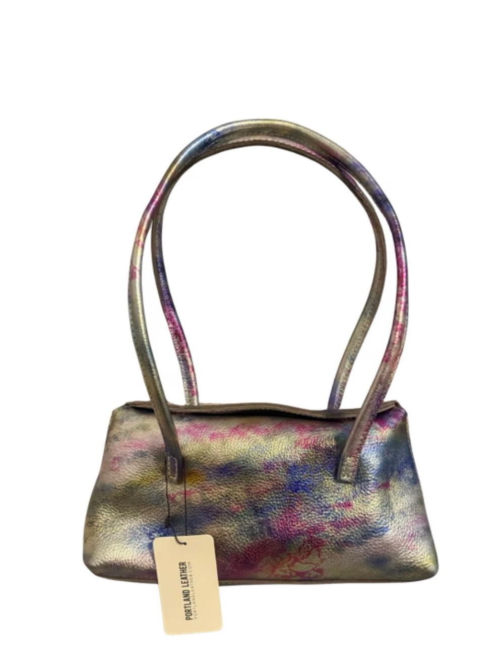 Portland Leather Iridescent Multicolor Shoulder Bag